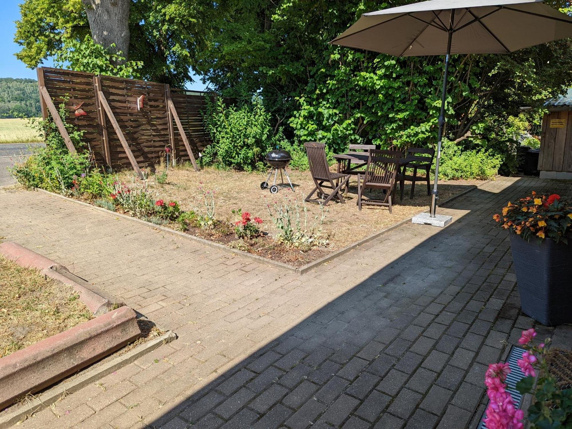 W5 - Urlaubsmagie - Wohnung Mit Grill, Terrasse & Pool Lichtenhain  Esterno foto