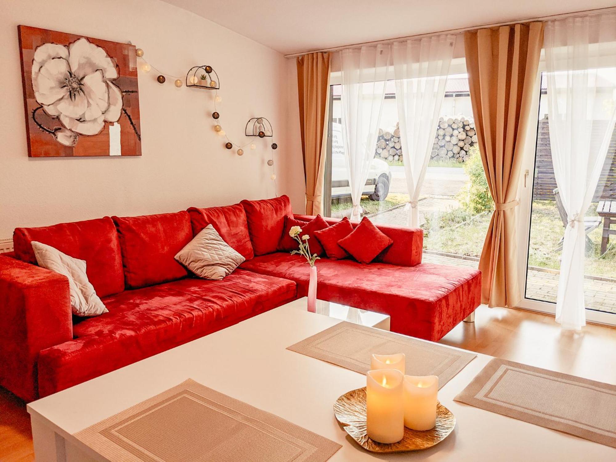 W5 - Urlaubsmagie - Wohnung Mit Grill, Terrasse & Pool Lichtenhain  Esterno foto