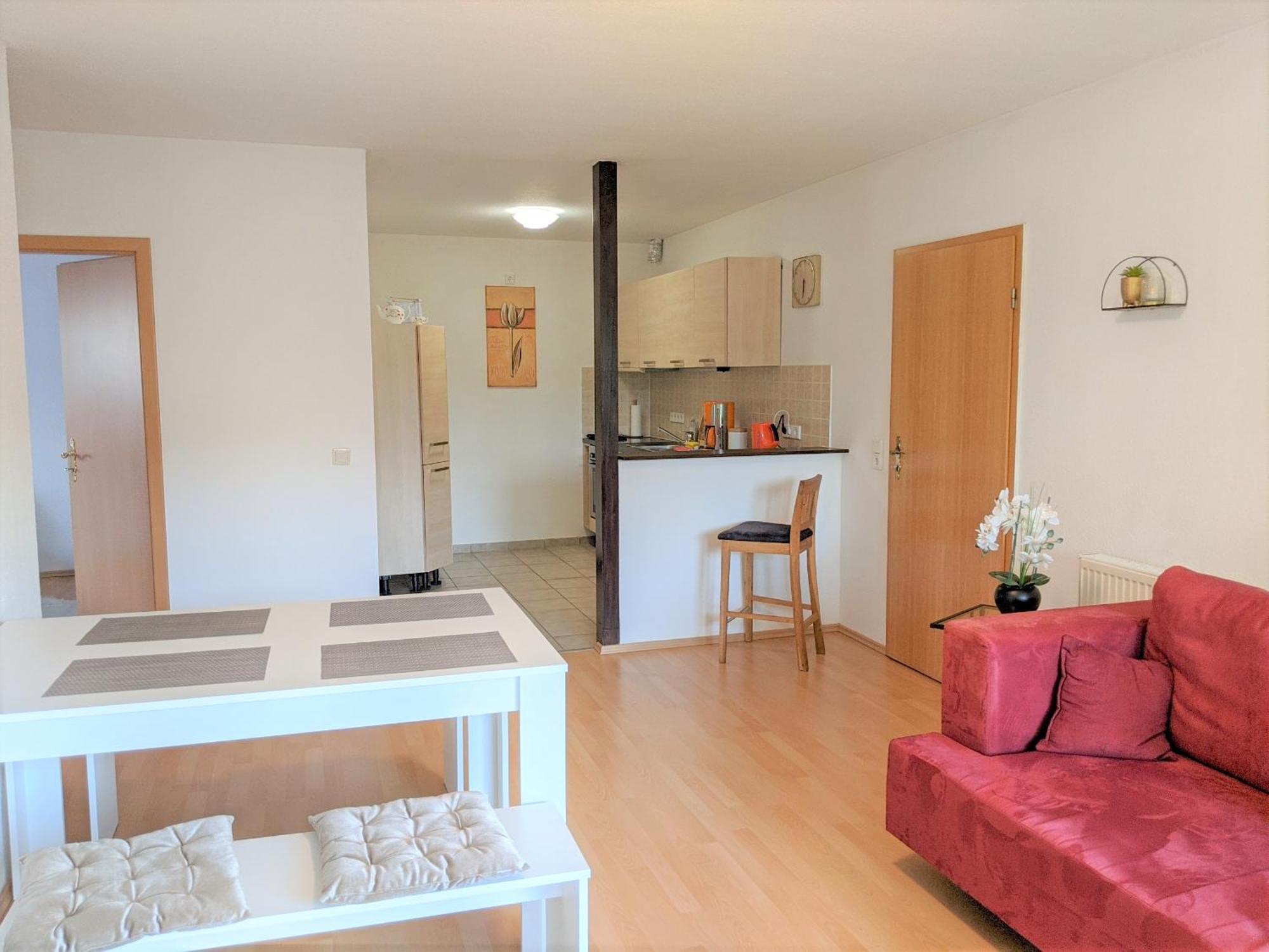 W5 - Urlaubsmagie - Wohnung Mit Grill, Terrasse & Pool Lichtenhain  Esterno foto